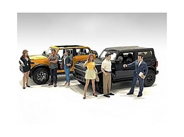 &quot;The Dealership&quot; 6 piece Figurine Set for 1/24 Scale Models by American ... - £46.70 GBP