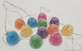 12 Christmas MINI Gumdrop Sugar Coated Fake candy Tree Ornaments Miniature - $9.89