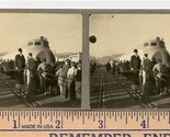 Crowd Visiting New Union Pacific Railroad&#39;s M-10000 Original Stereoview ... - £67.51 GBP