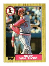 1987 Topps #33 Andy Van Slyke St. Louis Cardinals - £1.56 GBP