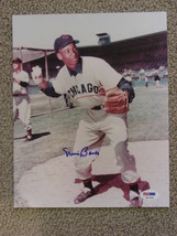 Ernie Banks Hof 1977 2 X Nl Mvp Chicago Cubs Signed Auto 8 X10 Photo Psa/Dna - $89.99