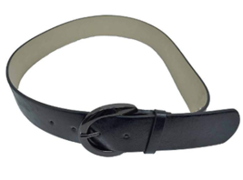 Style &amp; Co. Contour Top Stitch Belt Black Gunmetal, XL - $20.00