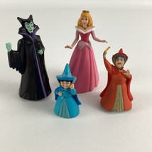 Disney Princess Sleeping Beauty Figure Aurora Fairy Flora Maleficent Vin... - $21.73
