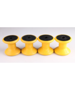 Lot of 4 New Yellow Jacket Poly Boat Trailer Bow V Rollers, 3”x1/2” - $19.99