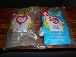 McDonald&#39;s beanie babies lot of 2 #10 and #11 happy meal toy - £3.60 GBP