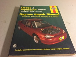 Haynes 1995-1999 Dodge & Plymouth Neon Repair Manual - $14.99