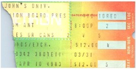 Adam Ant Inxs Ticket Stumpf April 10 1983 St.John&#39;s University New York - £43.12 GBP