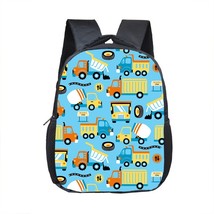 12 Inch Ambulance / Truck / Tractor / Cartoon Printing Backpack Fashion Kinderga - £22.38 GBP