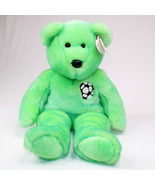 Vintage Ty Beanie Buddy Plush 1999 KICKS The Soccer Bear Green Tags 14” ... - $14.47
