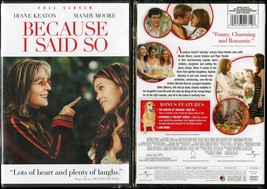 Because I Said So Fs Dvd Diane Keaton Mandy Moore Universal Video New Sealed - £5.43 GBP