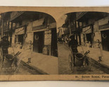 Vintage Street Scene Stereoview Card Panama - £3.94 GBP