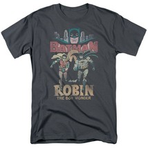 Batman and Robin Classic Duo Men&#39;s T-shirt - £29.56 GBP+