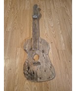 Wooden Shape Guitar Handmade Carved Guitar Wall Art, Home Decor, Wall Ha... - $930.17 MXN