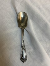 Vintage Rogers AA Silverplate Sugar Spoon Floral Design - £10.30 GBP