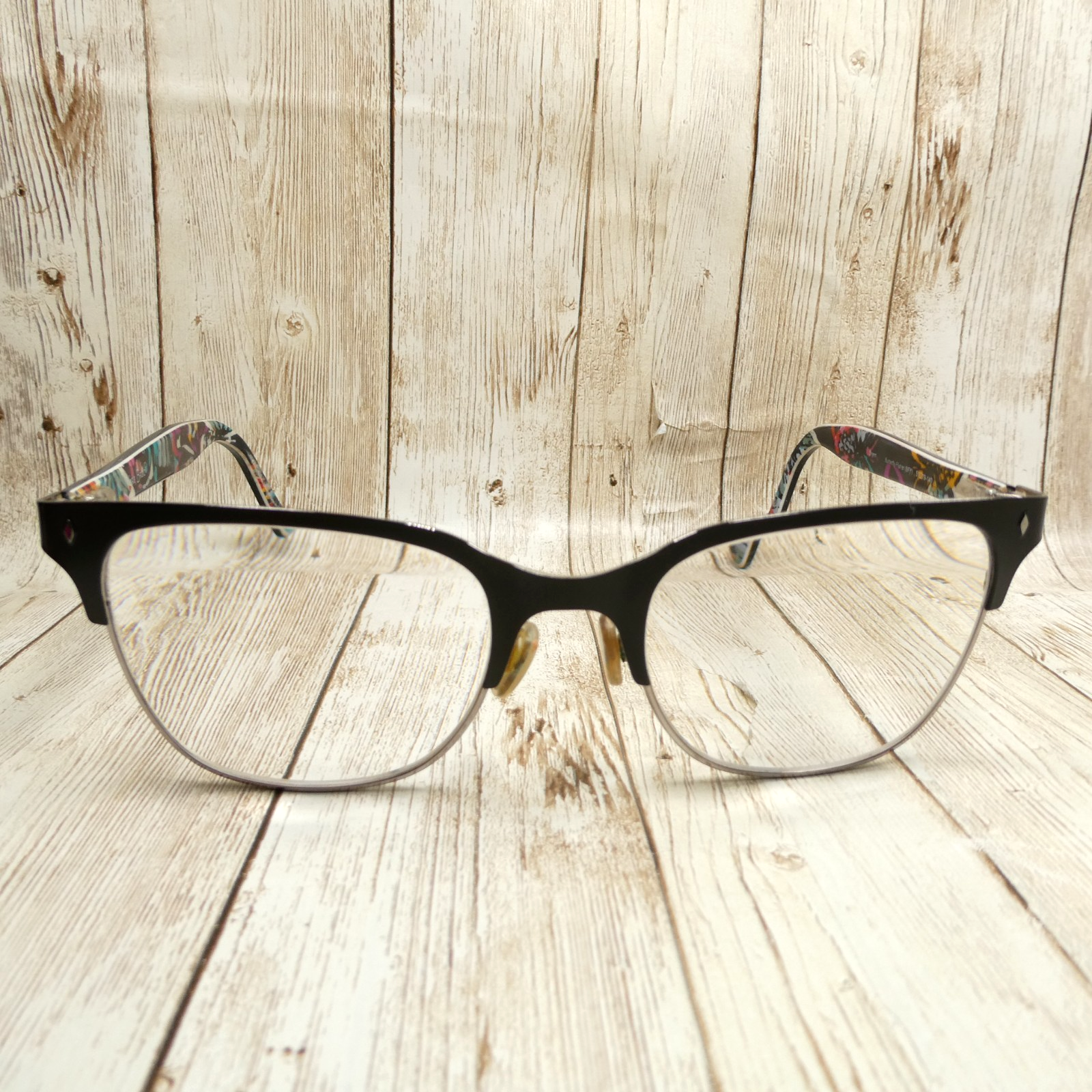 Vera Bradley Black Eyeglasses FRAMES w/Case - Butterfly Flutter Brynn 51-19-140 Item image 5