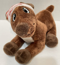 Dan Dee Plush Donner Reindeer Laying Down with Stocking Cap 7 inches - £9.95 GBP