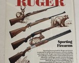 1992 Ruger Sporting Firearms vintage Print Ad Advertisement pa20 - $7.91