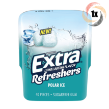 1x Bottle Wrigley's Extra Refreshers Polar Ice Gum | 40 Per Bottle | Sugar Free - $10.51