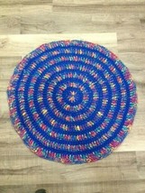 HANDCRAFTED YARN TABLE CLOTH MULTICOLOR - £7.85 GBP
