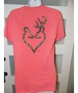 Browning Mossy Oak Camo Buckheart Short Sleeve Shirt Size S Women&#39;s - $18.72 CAD