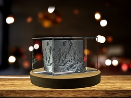 LED Base included | Liberty Leading the People 3D Engraved Crystal Decor - £31.28 GBP+