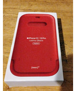 Apple iPhone 12 / 12 Pro Leather Sleeve with MagSafe - Scarlet Red - £91.81 GBP