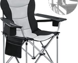 Kingcamp Lumbar Support Camping Chairs With Cooler Bag Padded, Max 353Lbs. - $123.95