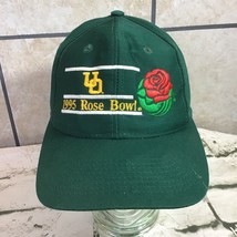 Vintage 1995 Rose Bowl Hat U Of O Oregon Ducks Green Snapback Ball Cap Rare HTF - £62.48 GBP