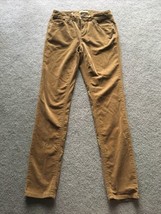 Ruff Hewn Stretch Corduroy Skinny Brown Pants Womens 4 28x31 Jeans Trousers - £5.51 GBP