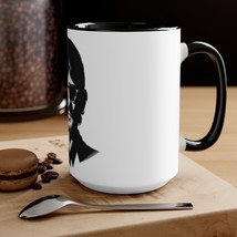 Beatles-Themed Ringo Starr Accent Mug - Black and White Illustration - Custom Tw - £21.40 GBP+