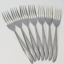 Castle Court Wheat Dinner Forks CCS7 Stainless Japan 7 1/4&quot; Lot of 7 - £31.25 GBP