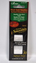 Clover Black Gold Sharps Needle Size 10 6ct - $6.95
