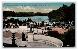 Delaware Park From Art Gallery Buffalo New York NY 1916 DB Postcard M19 - £2.36 GBP