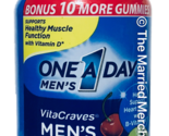 One A Day Men&#39;s VitaCraves Multi Gummies 80 each Free US Ship 6/2025 FRESH! - $10.97