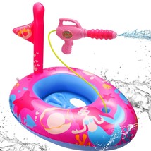 Mermaid Pool Float, Pool Floats Kids With Water Gun, Swimming Floats For Kids, K - £31.46 GBP
