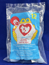 McDonald&#39;s 1993 Tag Ty Teenie Beanie Babies PEANUT ELEPHANT 1998 #12 Tag Error - £7.44 GBP