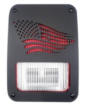 Jeep America Distressed flag Tail light covers /  fit 07-18 Wrangler / JK - £11.89 GBP