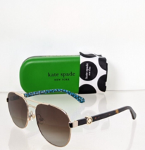 New Authentic Kate Spade Sunglasses Raglan 06JLA Gold 56mm Frame - £62.29 GBP