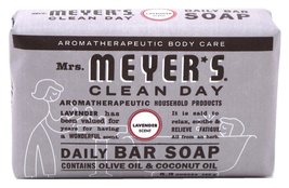 Mrs Meyers Bar Soap Lavender 5.3 Ounce (156ml) (2 Pack) - £14.78 GBP