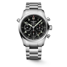 Longines Spirit Automatic Chronograph 42 MM SS Black Dial Watch L38204536 - £1,702.33 GBP