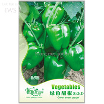 SL Heirloom Organic Green Bell Sweet Pepper Seeds, Original Pack, 40 See... - $1.38