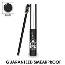 LIP INK Organic Smearproof Waterproof Liquid Eye Liner - Black - £19.33 GBP