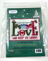 Candamar Design  Love Will Keep Us Warm 5251 Counted Cross Stitch - £9.16 GBP