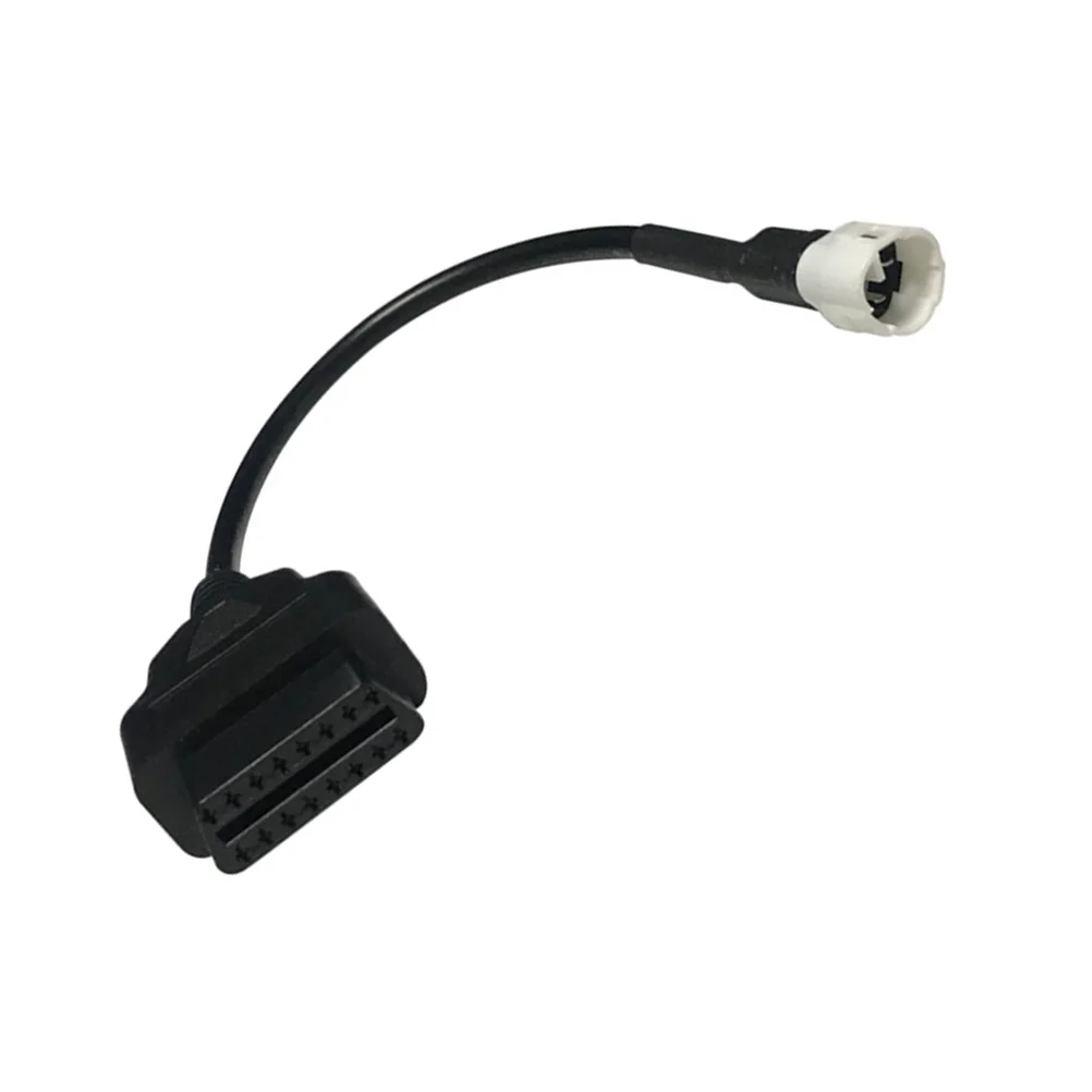 Universal 3-pin to 16-pin Adapter Cable OBD2 Motorcycle Engine Fault Diagnosis C - £76.51 GBP