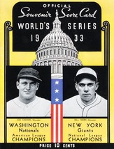 1933 NY GIANTS VS WASHINGTON NATIONALS 8X10 PHOTO BASEBALL PICTURE MLB WS - £4.68 GBP