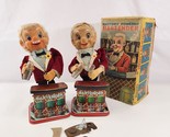Rosko Mechanical Bartender Tin Toy w/ Box Parts or Repair Lot of 2 1960s - $58.04