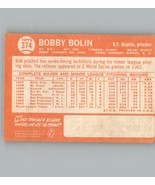 1964 Topps Baseball #374 Bobby Bolin, San Francisco Giants - $2.95