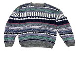 Vintage Concrete Mix Men’s Sweater 90s Size Large Like Cosby Show Sweaters - $27.54