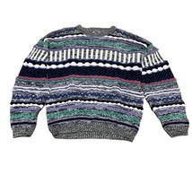 Vintage Concrete Mix Men’s Sweater 90s Size Large Like Cosby Show Sweaters - $27.54