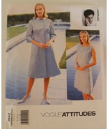 VOGUE 1942 Designer ISAAC MIZRAHI Coat Dress Sewing Pattern 8-10-12 ~NEW... - $14.84